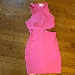 Beautiful hot pink cut out Likely dress